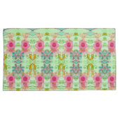 Betoverende eclectische tuin: diverse bloemen scho kussensloop (Voorkant-Rechts)