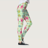 Betoverende eclectische tuin: diverse bloemen scho leggings (Rechts)