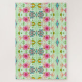 Betoverende eclectische tuin: diverse bloemen scho legpuzzel (Verticaal)