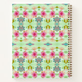 Betoverende eclectische tuin: diverse bloemen scho notitieboek (Achterkant)