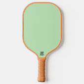 Betoverende eclectische tuin: diverse bloemen scho pickleball paddle (Achterkant)