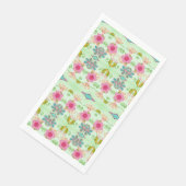 Betoverende eclectische tuin: diverse bloemen scho servet (Hoek)