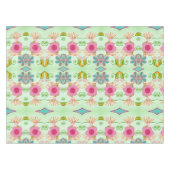 Betoverende eclectische tuin: diverse bloemen scho tafelkleed (Voorkant (Horizontaal))