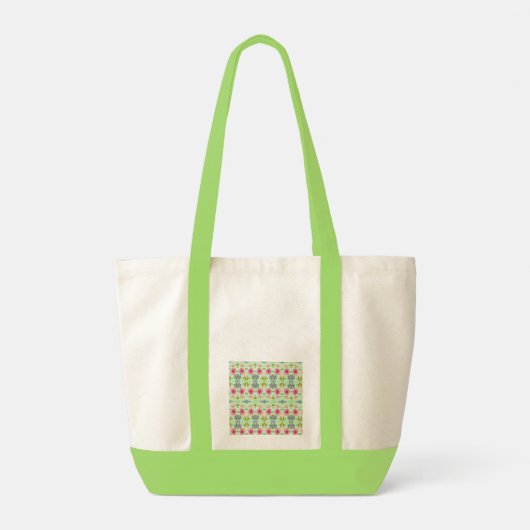 Betoverende eclectische tuin: diverse bloemen scho tote bag (Achterkant)