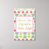 Betoverende eclectische tuin: geniet van de schoon canvas afdruk (Voorkant)