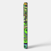 Betoverende eclectische tuin geruite bloemige scho Case-Mate iPhone case (Achterkant / Links)