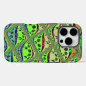 Betoverende eclectische tuin geruite bloemige scho Case-Mate iPhone case (Achterkant (horizontaal))