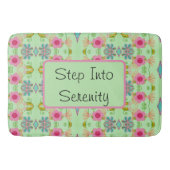 Betoverende eclectische tuin: stap in sereniteit badmat (Voorkant)