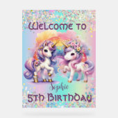 betoverende eenhoorn acryl bord (Voorkant)