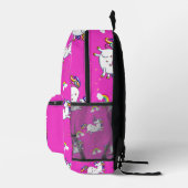 Betoverende eenhoorn dromen: roze sprankeling avon bedrukte rugzak (Rechts)
