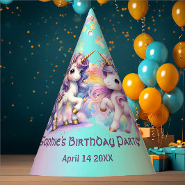 betoverende eenhoorn feesthoedjes