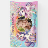 betoverende eenhoorn spandoek (Verticaal)