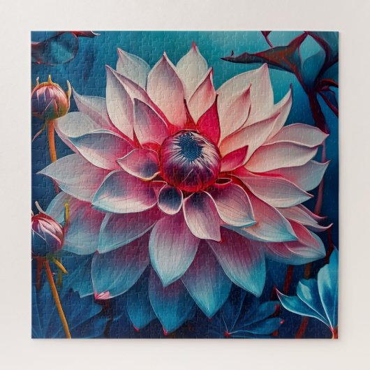 Betoverende Ethische Bloem Legpuzzel (Verticaal)