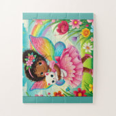 BETOVERENDE "FAIRY & KITTEN" PUZZEL (Verticaal)