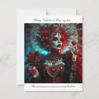 Betoverende Fantasy Art of Radiant Love Notitiekaartje