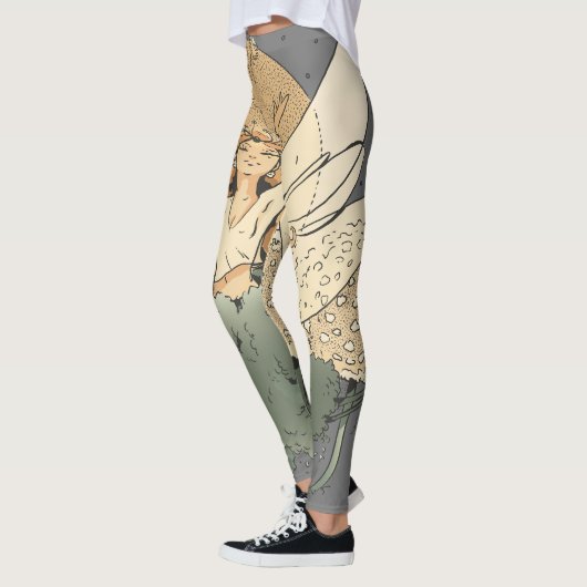 Betoverende fee - grillige fantasiekunst leggings (Links)