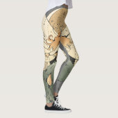 Betoverende fee - grillige fantasiekunst leggings (Rechts)