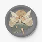 Betoverende fee - grillige fantasiekunst papieren bordje (Voorkant)