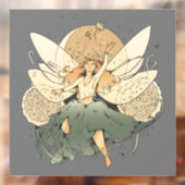 Betoverende fee - grillige fantasiekunst raamsticker (Vel 2)