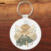 Betoverende fee - grillige fantasiekunst sleutelhanger (Voorkant)