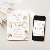 Betoverende feeën 2e verjaardag uitnodiging