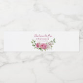 Betoverende Floral Eucalyptus Sip Toast Labels Waterfles Etiket (Enkel label)