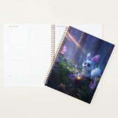 Betoverende Forest Friend: Schattig pluizig scheps Planner (Display)