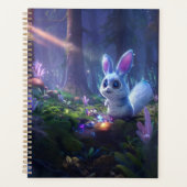 Betoverende Forest Friend: Schattig pluizig scheps Planner (Voorkant)