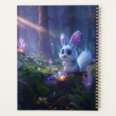 Betoverende Forest Friend: Schattig pluizig scheps Planner (Achterkant)