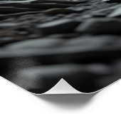 Betoverende Forest Papercraft Scene Perfect Poster (Hoek)