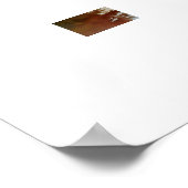 Betoverende Franse kasteel Waterverf Poster (Hoek)