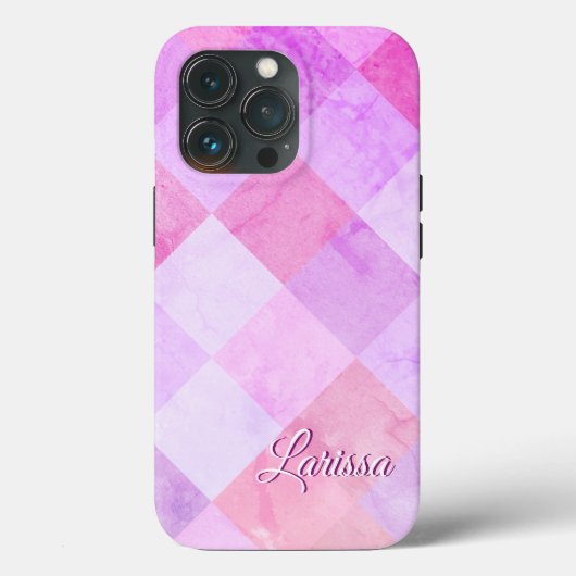 Betoverende gekleurde geruite patronen - Sjabloon Case-Mate iPhone Case (Achterkant)