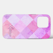 Betoverende gekleurde geruite patronen - Sjabloon Case-Mate iPhone Case (Achterkant (horizontaal))