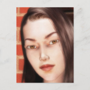 betoverende glimlach briefkaart