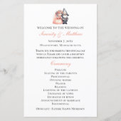 Betoverende Gnome Rustic Woodland Wedding Program (Voorkant)