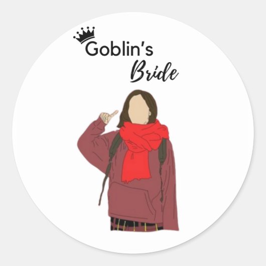 Betoverende Goblin's Bride Sticker (Voorkant)