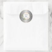 Betoverende gouden botanische Sticker (Tas)