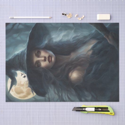 betoverende grillige hekserij decoupage tissuepapier (Craft)