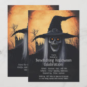 Betoverende Halloween Feest Uitnodiging (Voorkant / Achterkant)