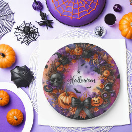 Betoverende Halloween Gala Paper Borden Papieren Bordje
