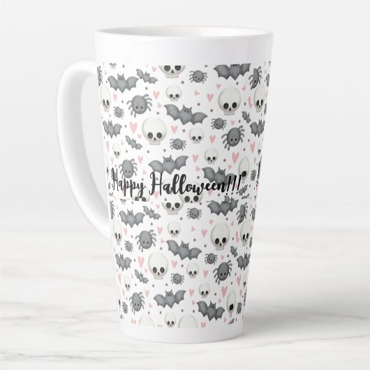 Betoverende Halloween Latte Mok (Linkerhoek)