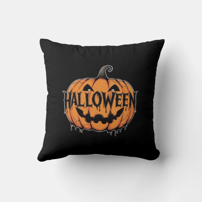 Betoverende Halloween Sierkussennen voor Cosy Deco Kussen (Achterkant)