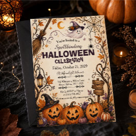 Betoverende Halloween uitnodiging