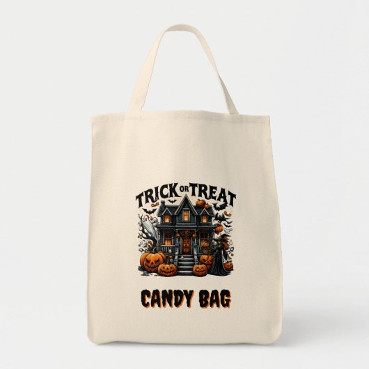 Betoverende Halloween-viering in een spookachtig h Tote Bag (Voorkant)