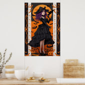 Betoverende Halloween Wall Art voor Spooky Home De Poster (Keuken)