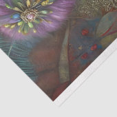 Betoverende Harlequin Lady Clown Decoupage Tissuepapier (Detail)