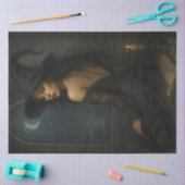 Betoverende heks maanlicht gotische decoupage papi tissuepapier (Craft)