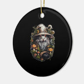 Betoverende heks Whimsigoth & Mystieke kunst voor  Keramisch Ornament (Links)