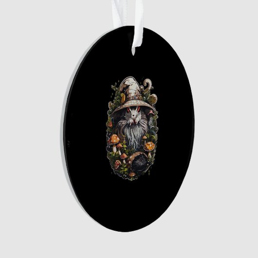 Betoverende heks Whimsigoth & Mystieke kunst voor  Ornament (voorkant)