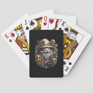 Betoverende heks Whimsigoth & Mystieke kunst voor Pokerkaarten